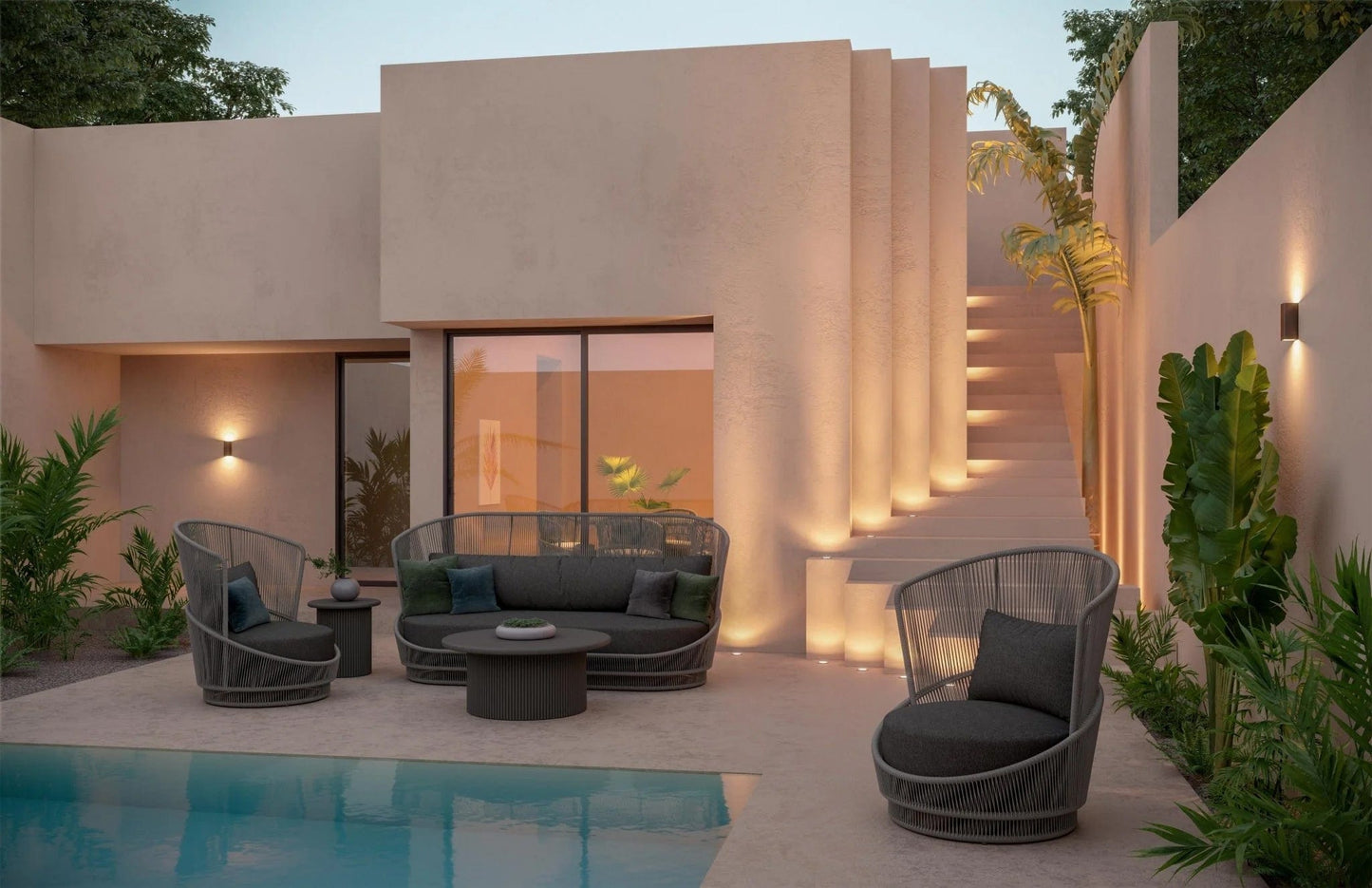Azzurro Living Palma Outdoor Sofa Outdoor
