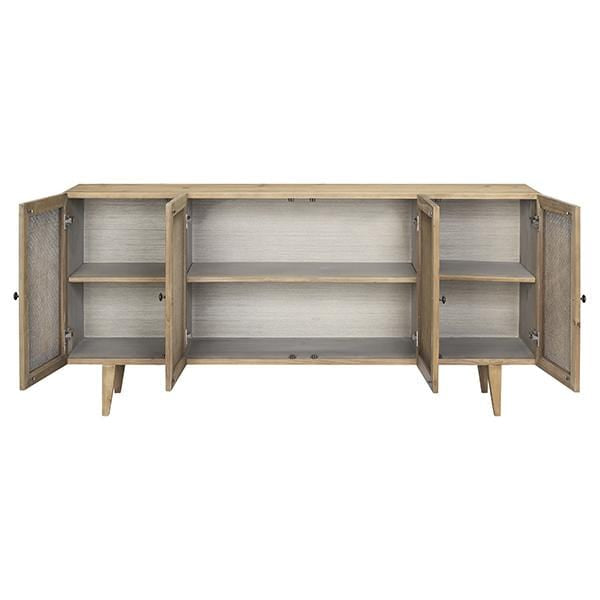 Dovetail Mondale 4 Door Sideboard Furniture dovetail-DOV10835