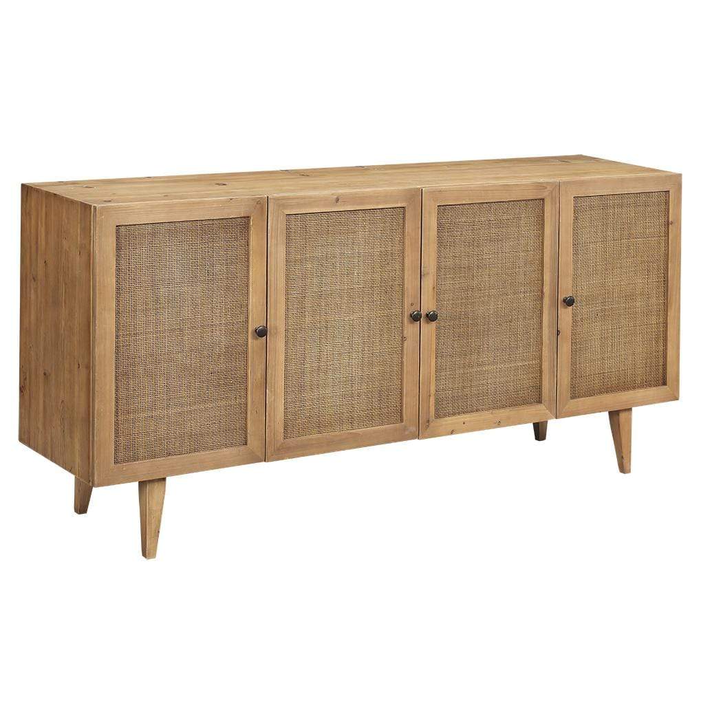 Dovetail Mondale 4 Door Sideboard Furniture dovetail-DOV10835