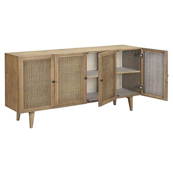 Dovetail Mondale 4 Door Sideboard Furniture dovetail-DOV10835