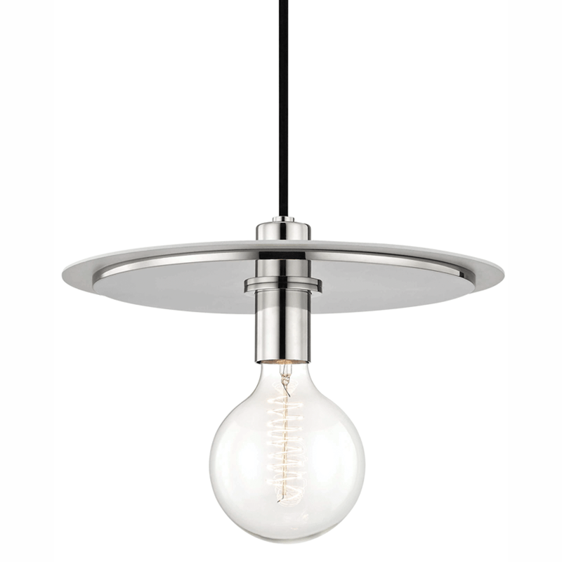 Mitzi Milo Pendant Lighting mitzi-H137701L-PN/WH 806134837310