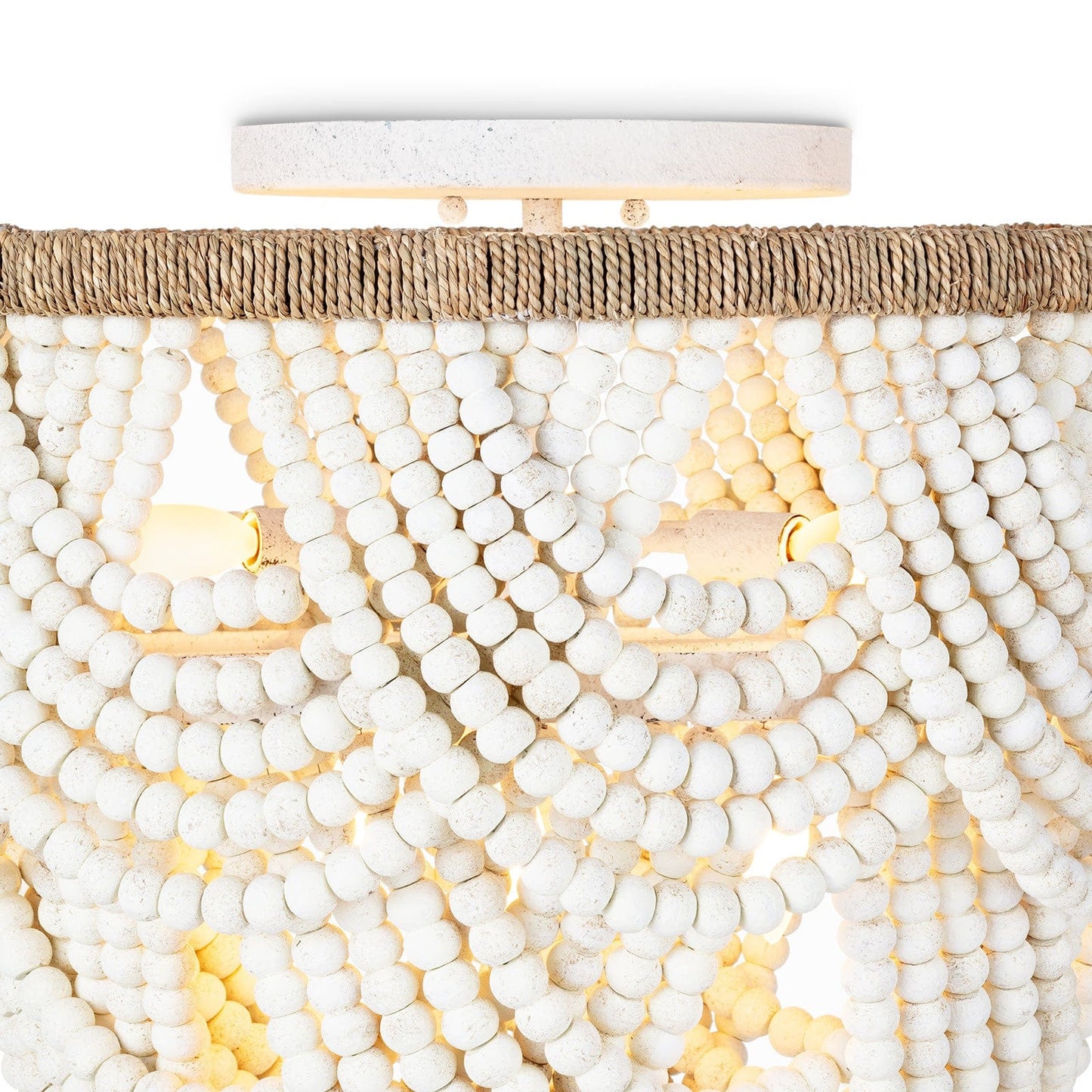 Regina Andrew Ombre Wood Flush Mount Lighting