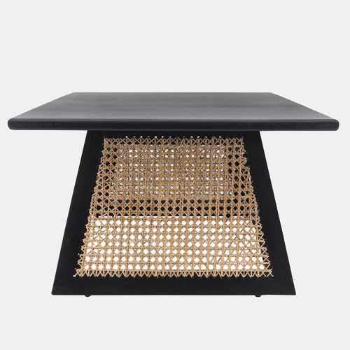 Square Cane Coffee Table