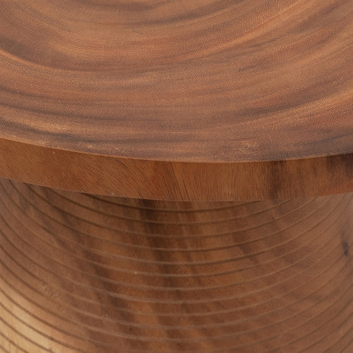 Funky Ribbed Coffee Table in Natural and Cream