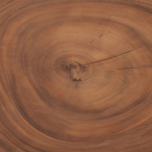 Funky Ribbed Coffee Table in Natural and Cream