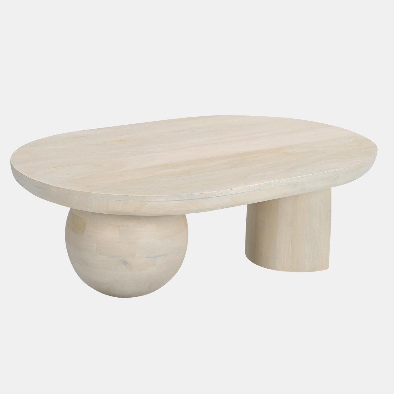 Orb Coffee Table in Antique White