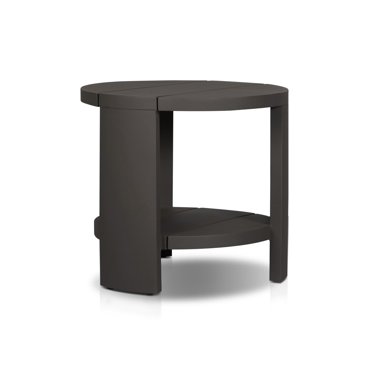 Roca Outdoor Round Metal End Table