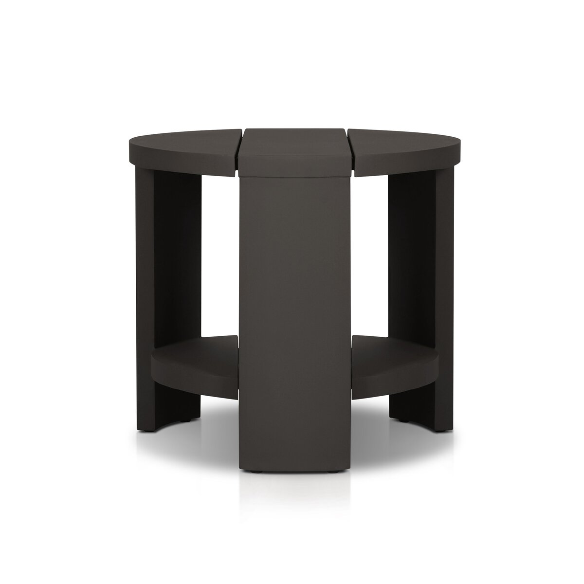 Roca Outdoor Round Metal End Table