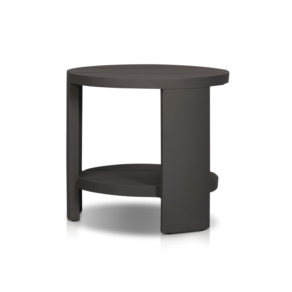 Roca Outdoor Round Metal End Table