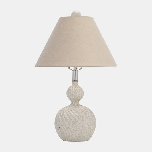 Twist Table Lamp in Cream Speckle