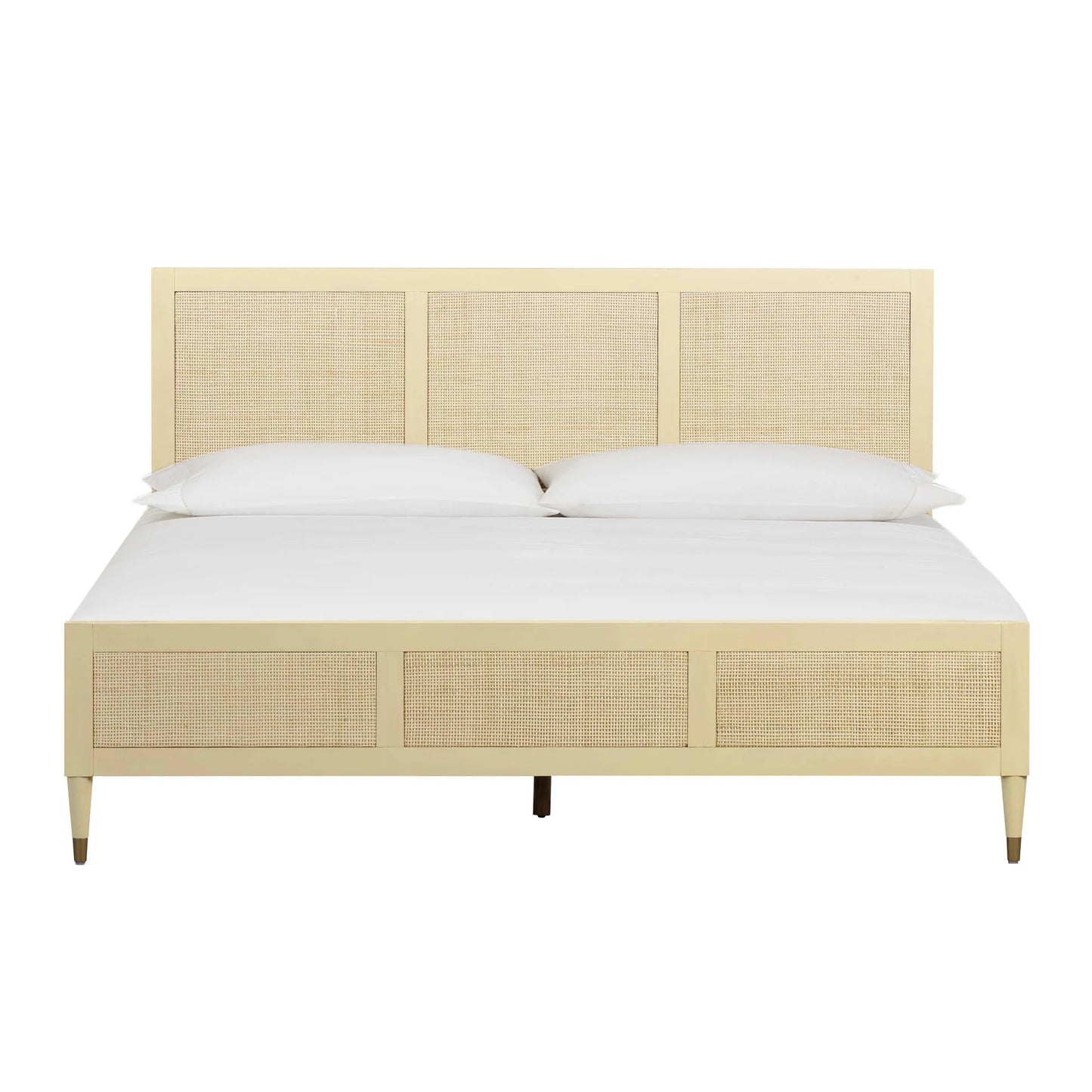 Sierra Wood & Rattan Bed