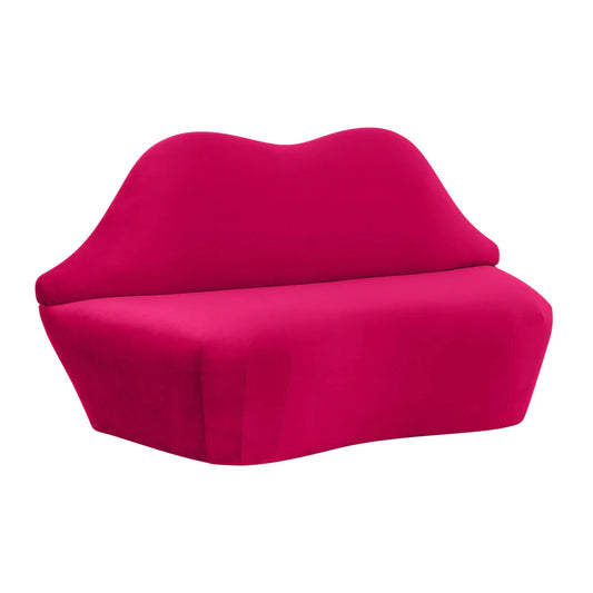 Lips Velvet Settee