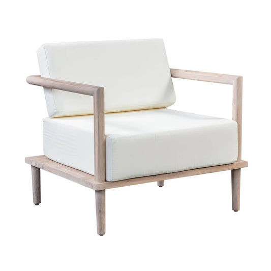 Emerson Cream Outdoor Lounge Chair