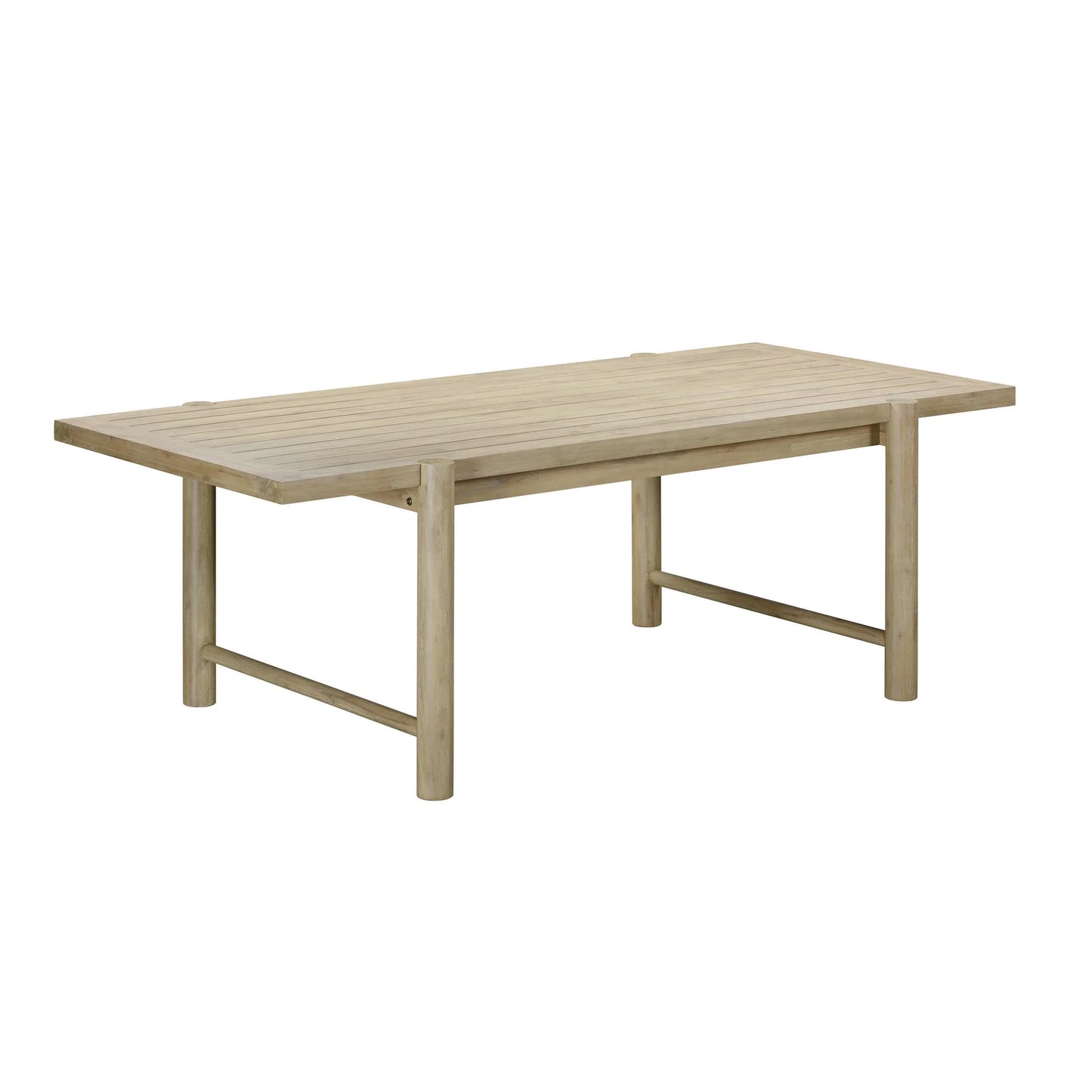 Gata Light Teak Outdoor 87" Rectangular Dining Table