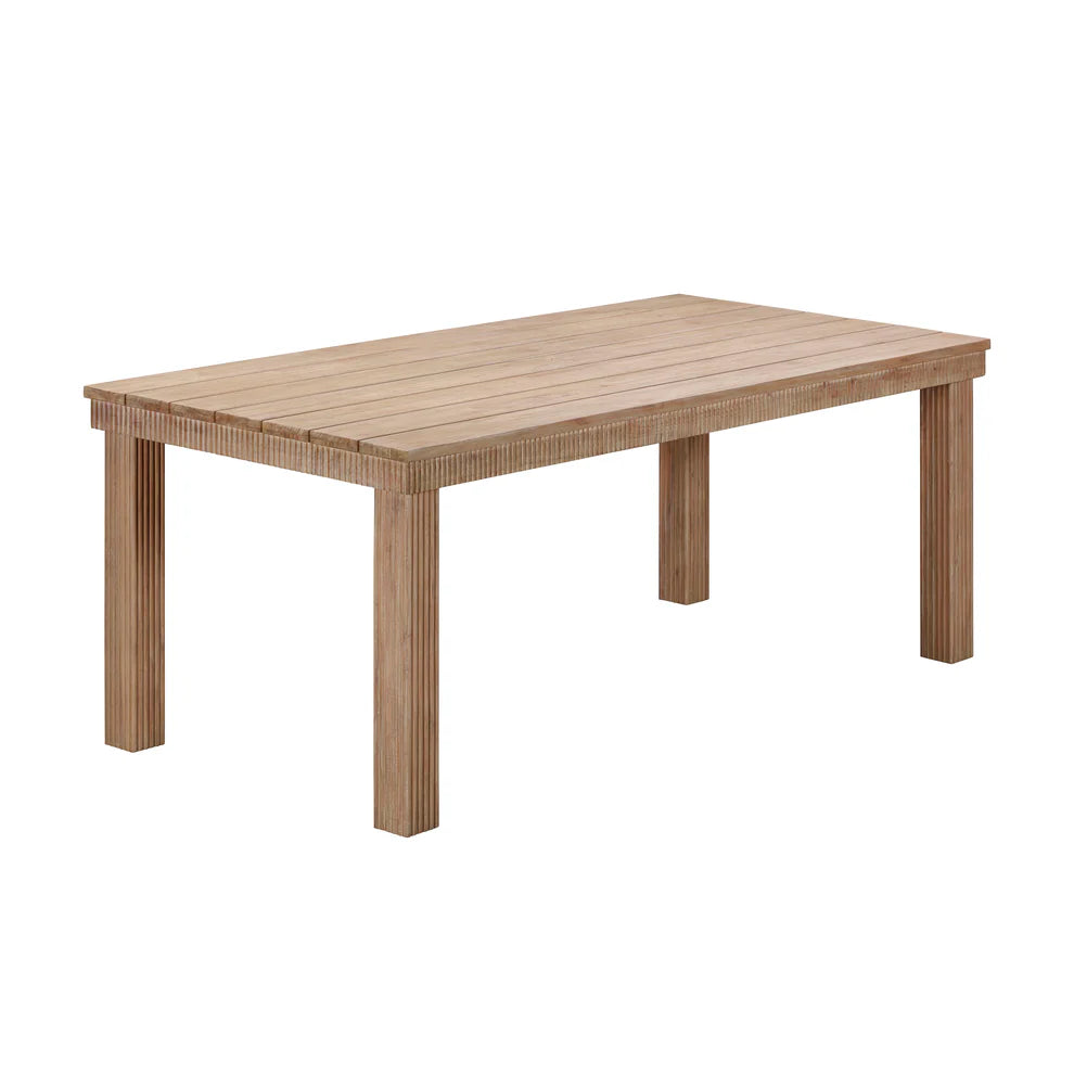 Cassie Natural Outdoor Rectangular Dining Table