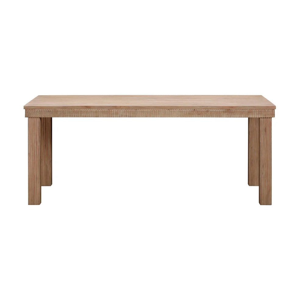 Cassie Natural Outdoor Rectangular Dining Table