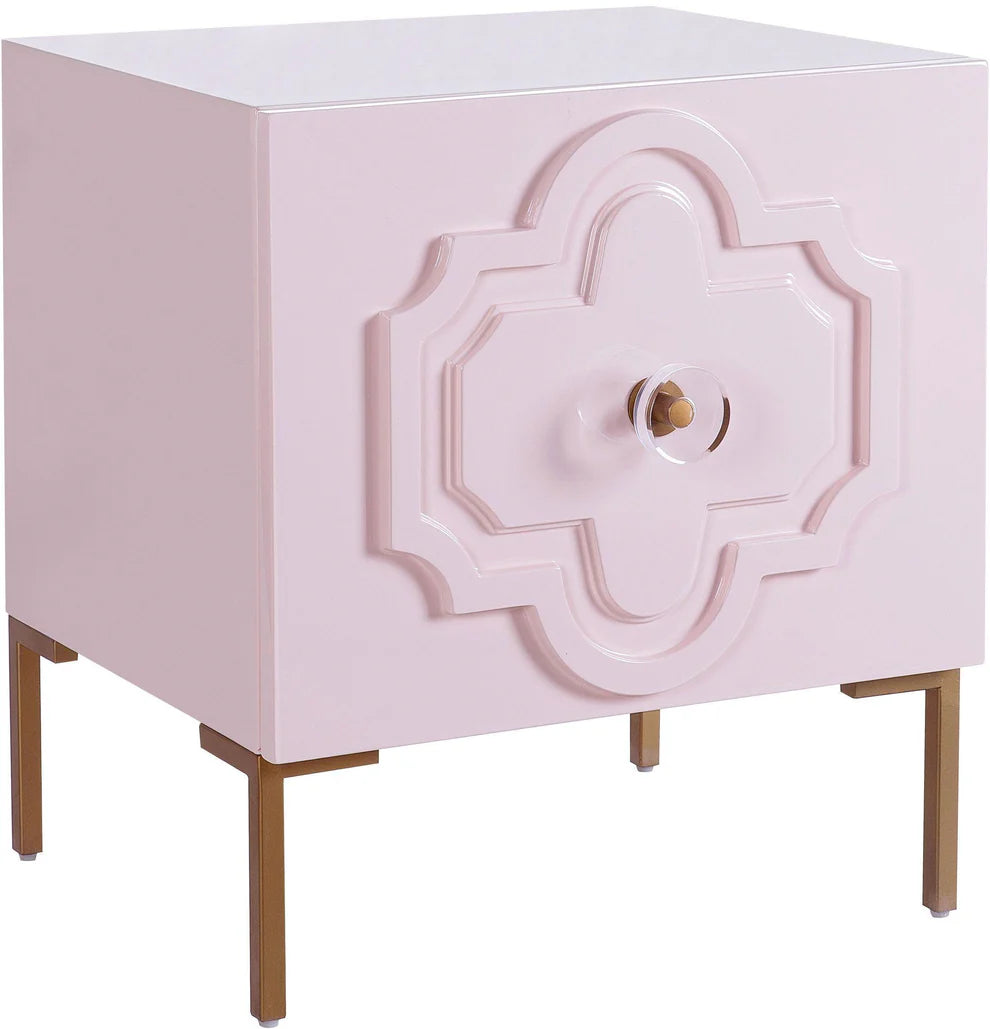 The Anna Pink Lacquer Side Table