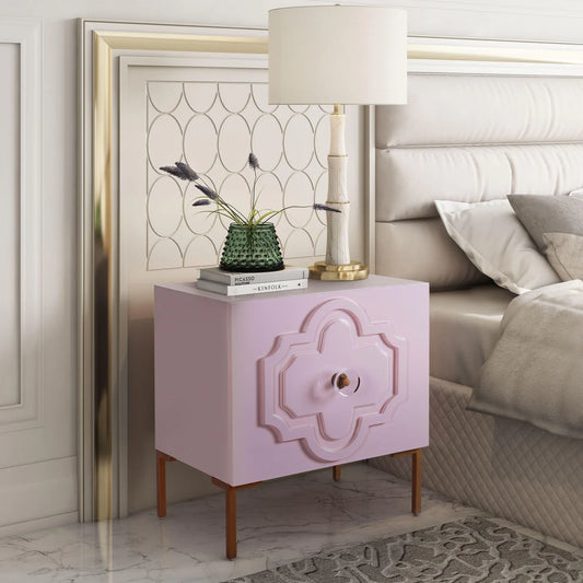 The Anna Pink Lacquer Side Table