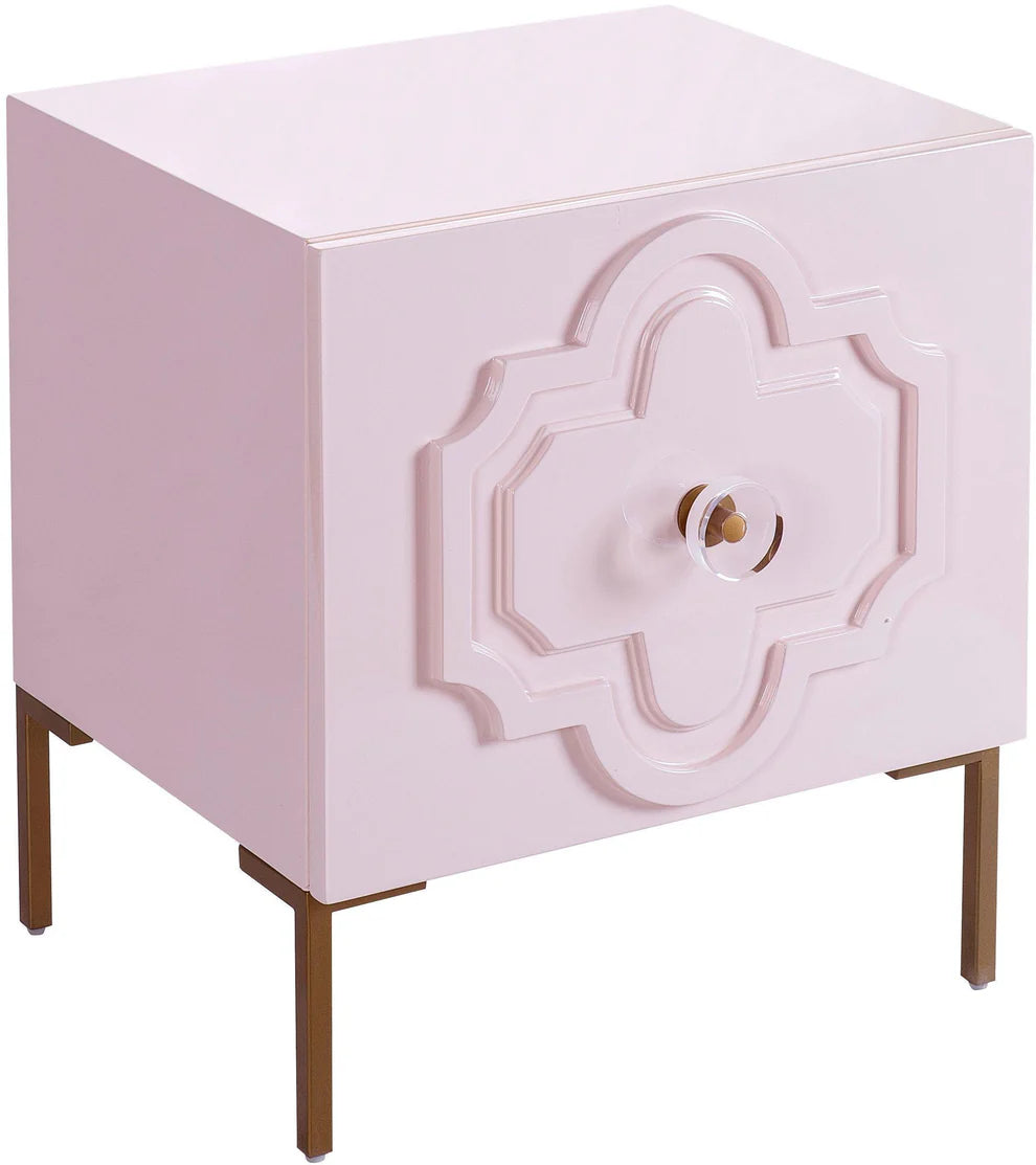 The Anna Pink Lacquer Side Table