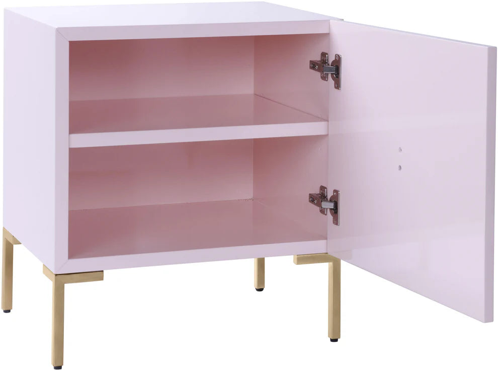 The Anna Pink Lacquer Side Table