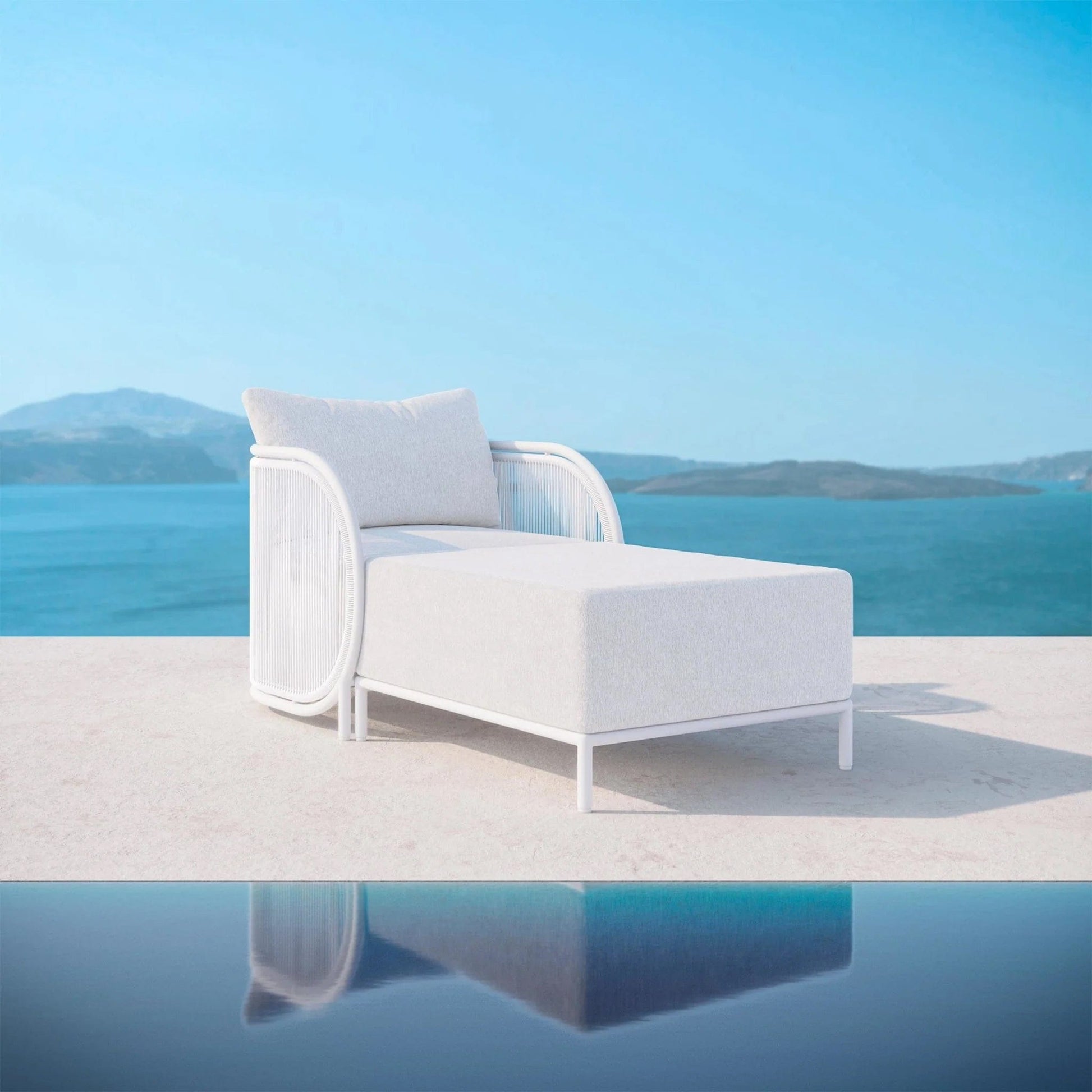 Azzurro Living Kamari Outdoor Club Chair Outdoor Furniture
