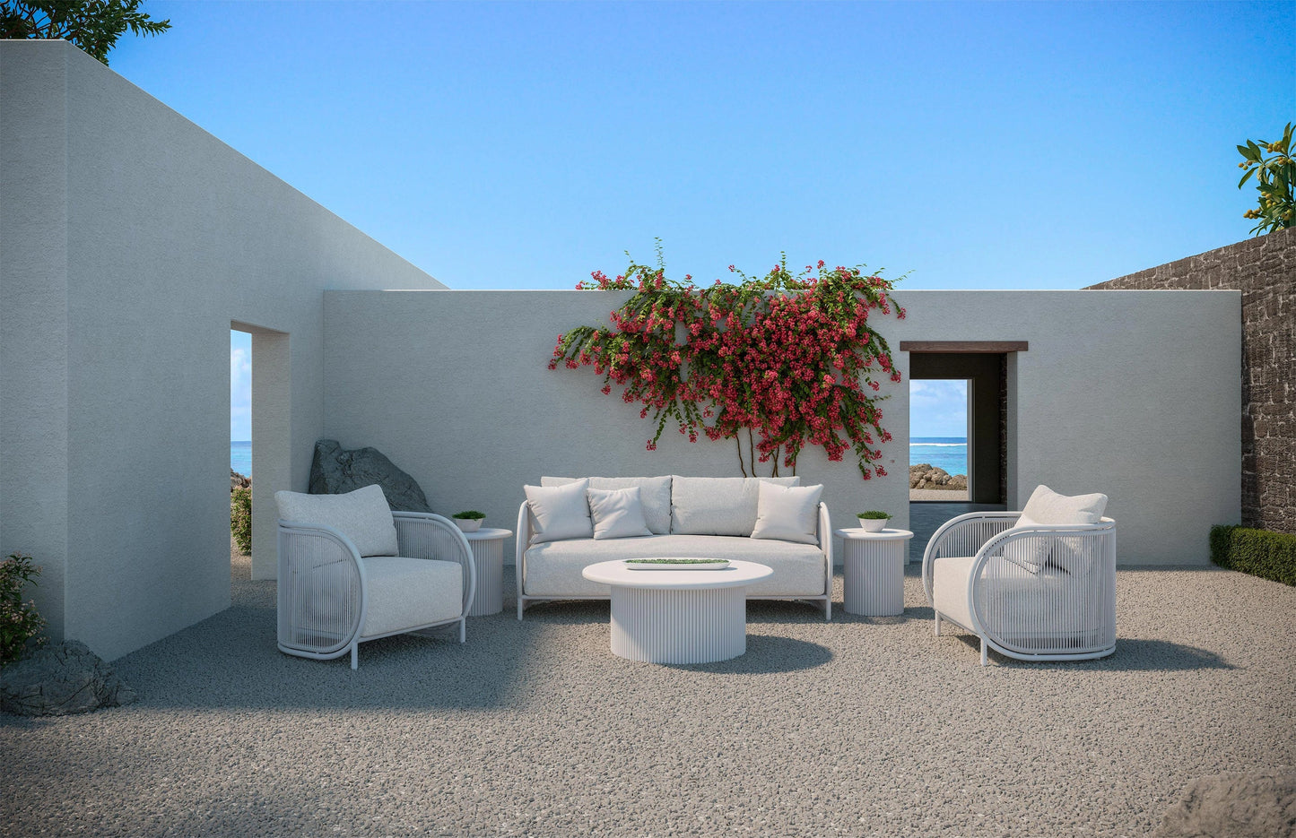 Azzurro Living Kamari Outdoor Club Chair Outdoor Furniture