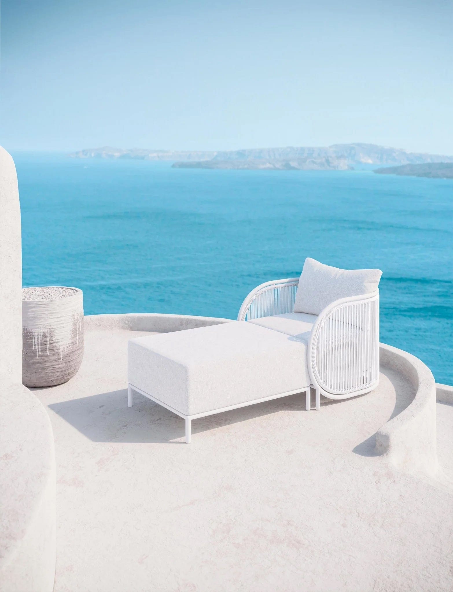 Azzurro Living Kamari Outdoor Club Chair Outdoor Furniture