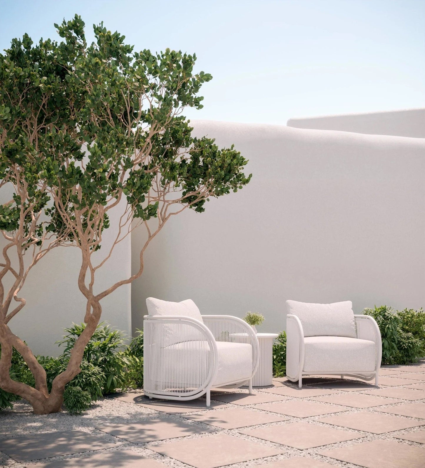 Azzurro Living Kamari Outdoor Club Chair Outdoor Furniture