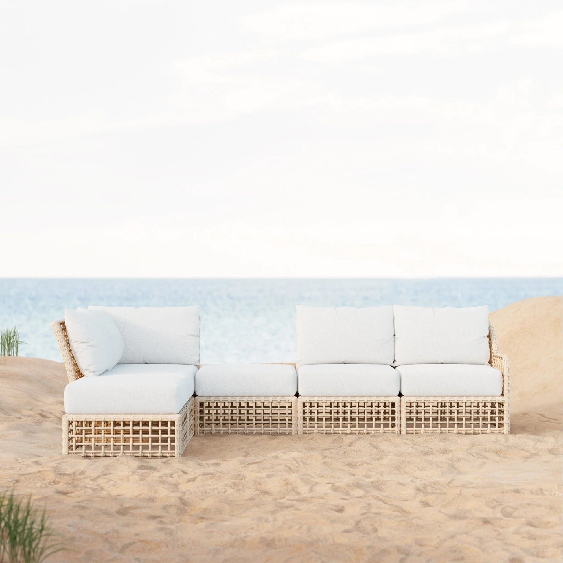 Azzurro Living Kiawah Sectional Outdoor Furniture azzurro-KIA-W05OT-CU