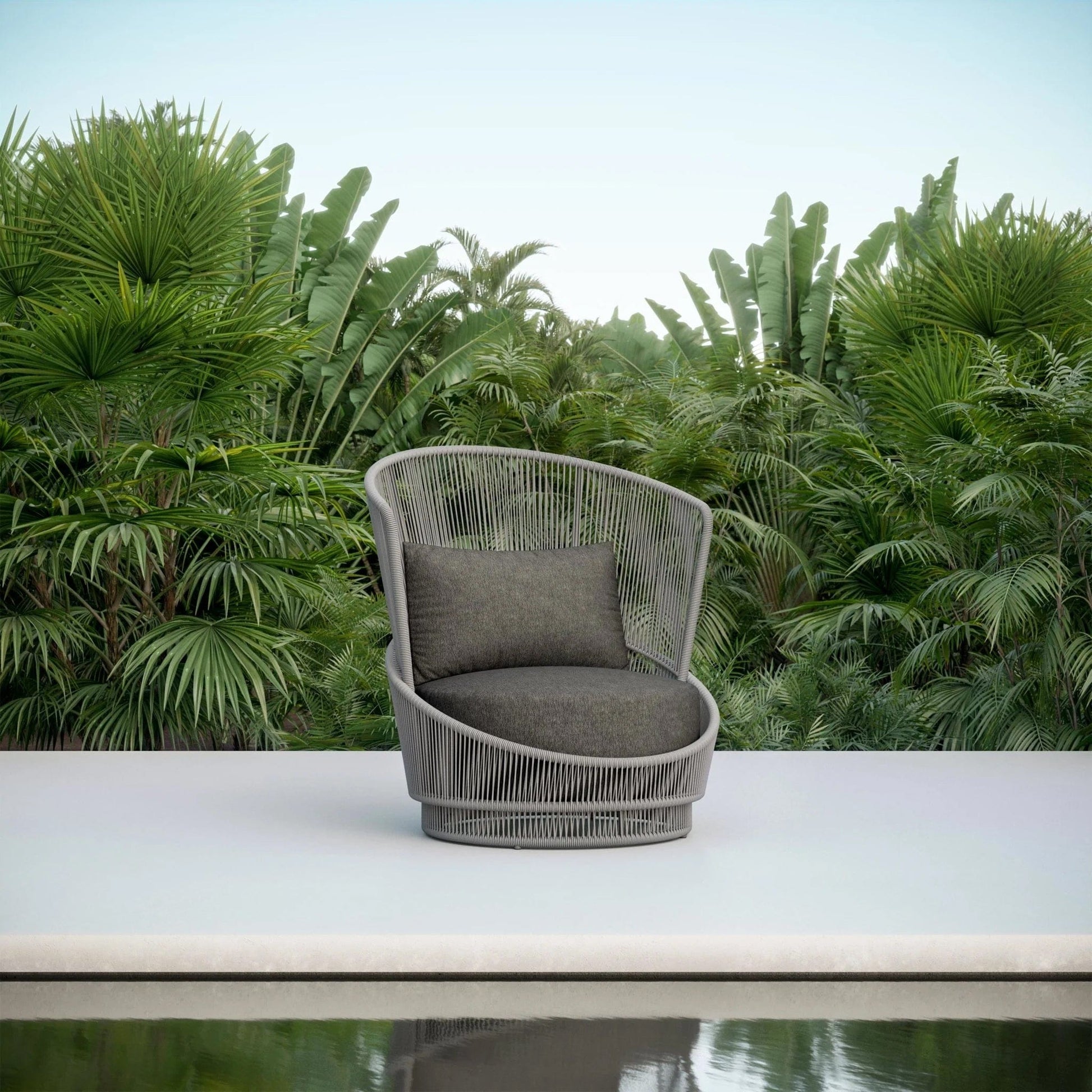Azzurro Living Palma Outdoor Club Chair Outdoor Furniture