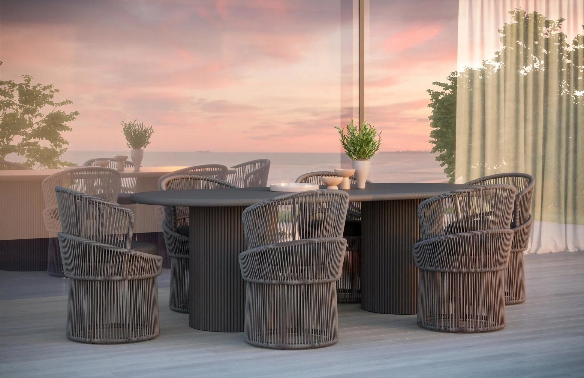 Azzurro Living Palma Outdoor Dining Chair Outdoor Furniture