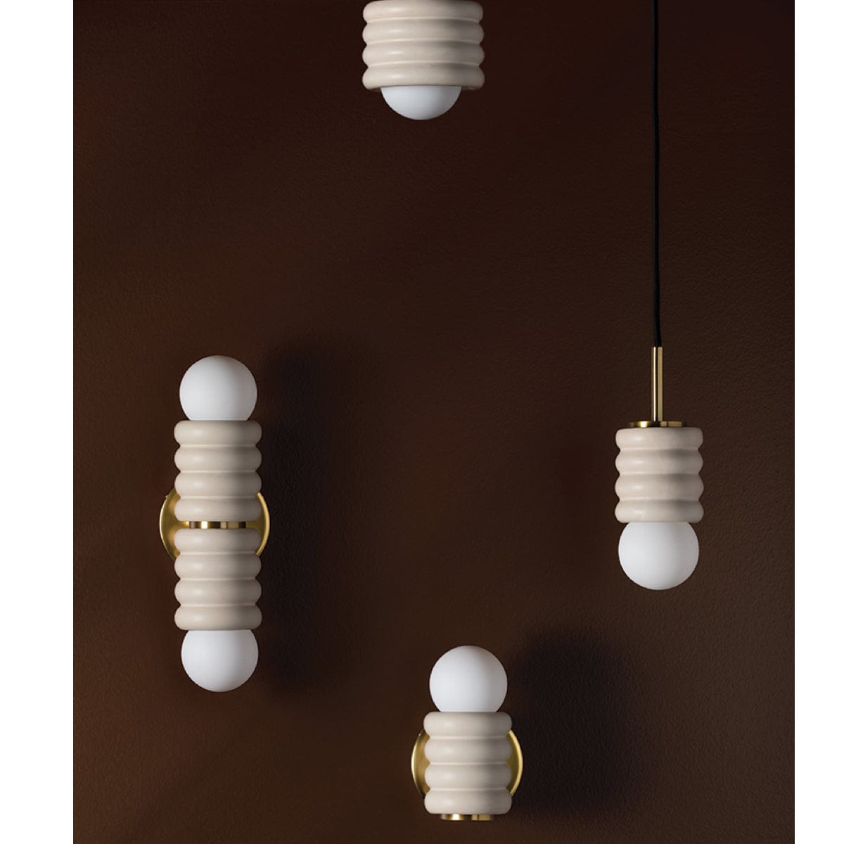 Eny Lee Parker Bibi Pendant Lighting mitzi-H691701-AGB/CAI