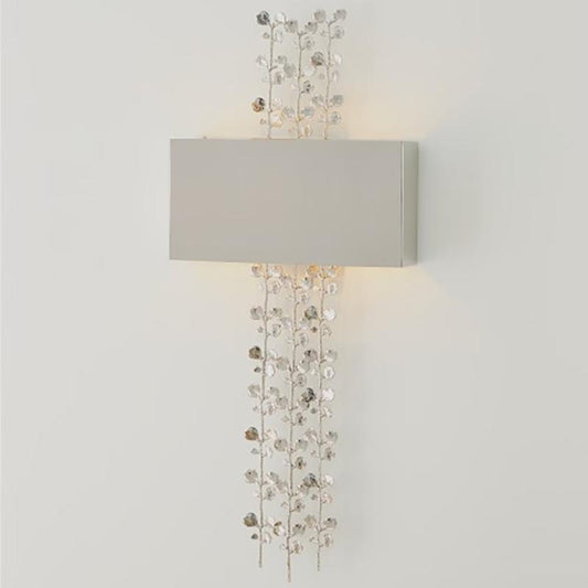 Global Views Bauhinia Sconce - Nickel Lighting global-views-9.92703-HW 651083063972