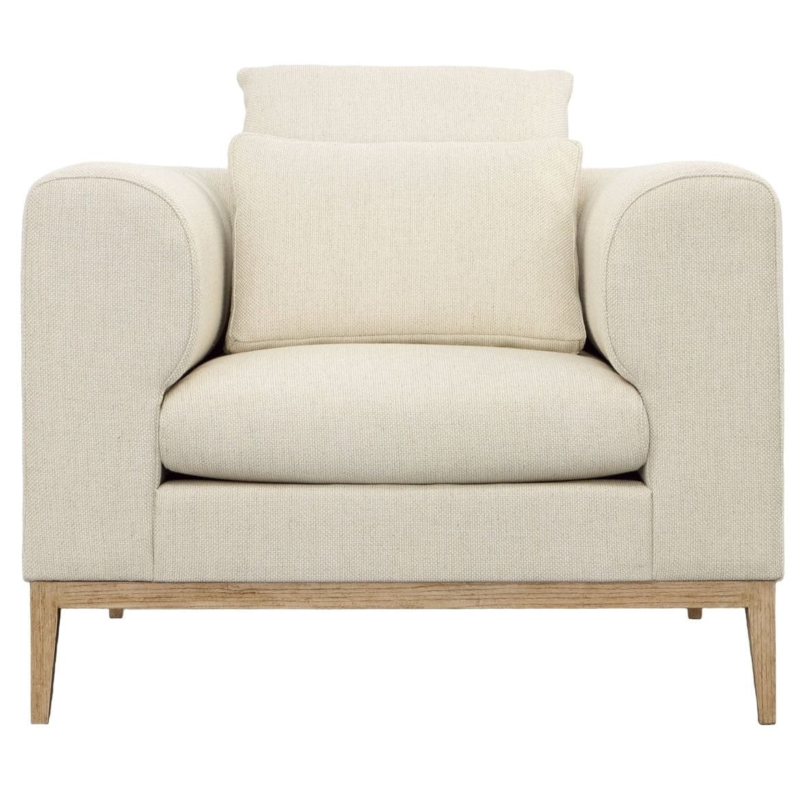 Lyndon Leigh Dalia Sofa Chair Occasional Chair dovetail-GAS1009-ECRU