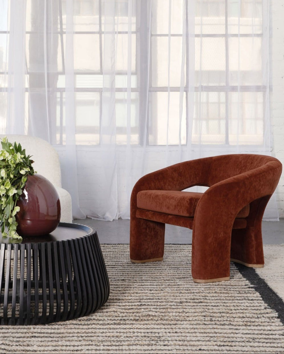 Lyndon Leigh Griselda Occasional Chair Occasional Chair dovetail-DOV60010-BURG