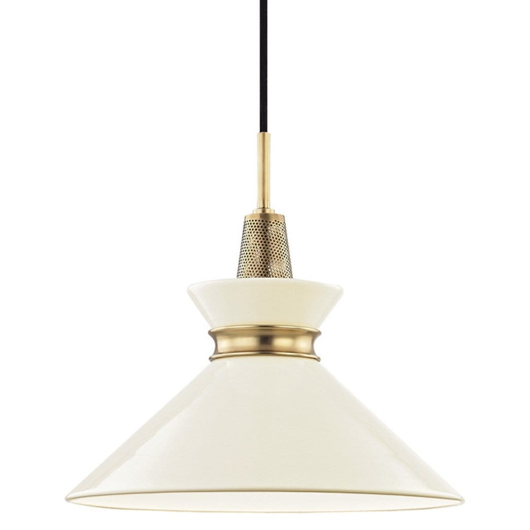 Mitzi Kiki Pendant - Cream Lighting mitzi-H251701S-AGB/CR 00806134848378