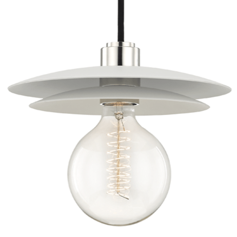 Mitzi Milla Pendant Lighting mitzi-H175701L-PN/WH 806134837891