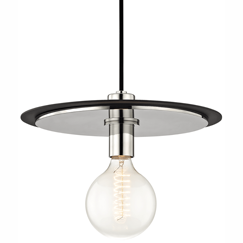 Mitzi Milo Pendant Lighting mitzi-H137701L-AGB/BK 00806134837280