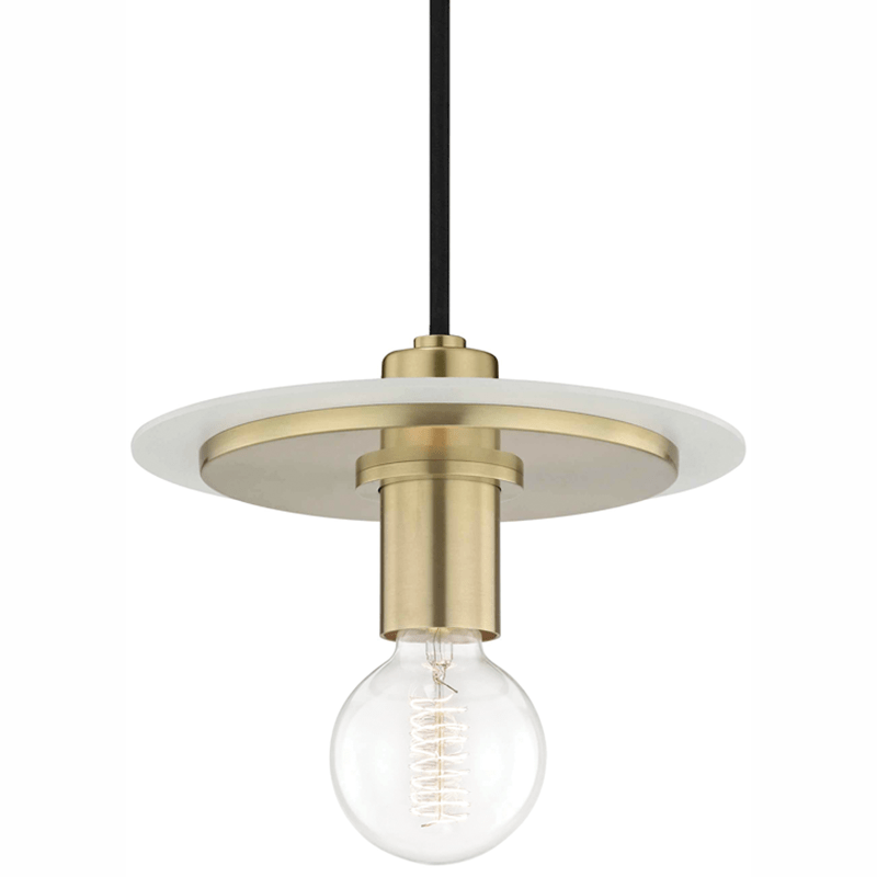 Mitzi Milo Pendant Lighting mitzi-H137701S-AGB/WH 00806134837365