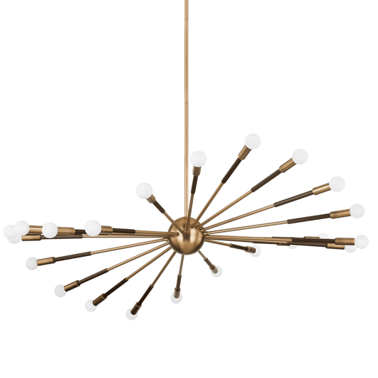 Troy Lighting Obie Chandelier Chandeliers troy-F3051-PBR/BRZ